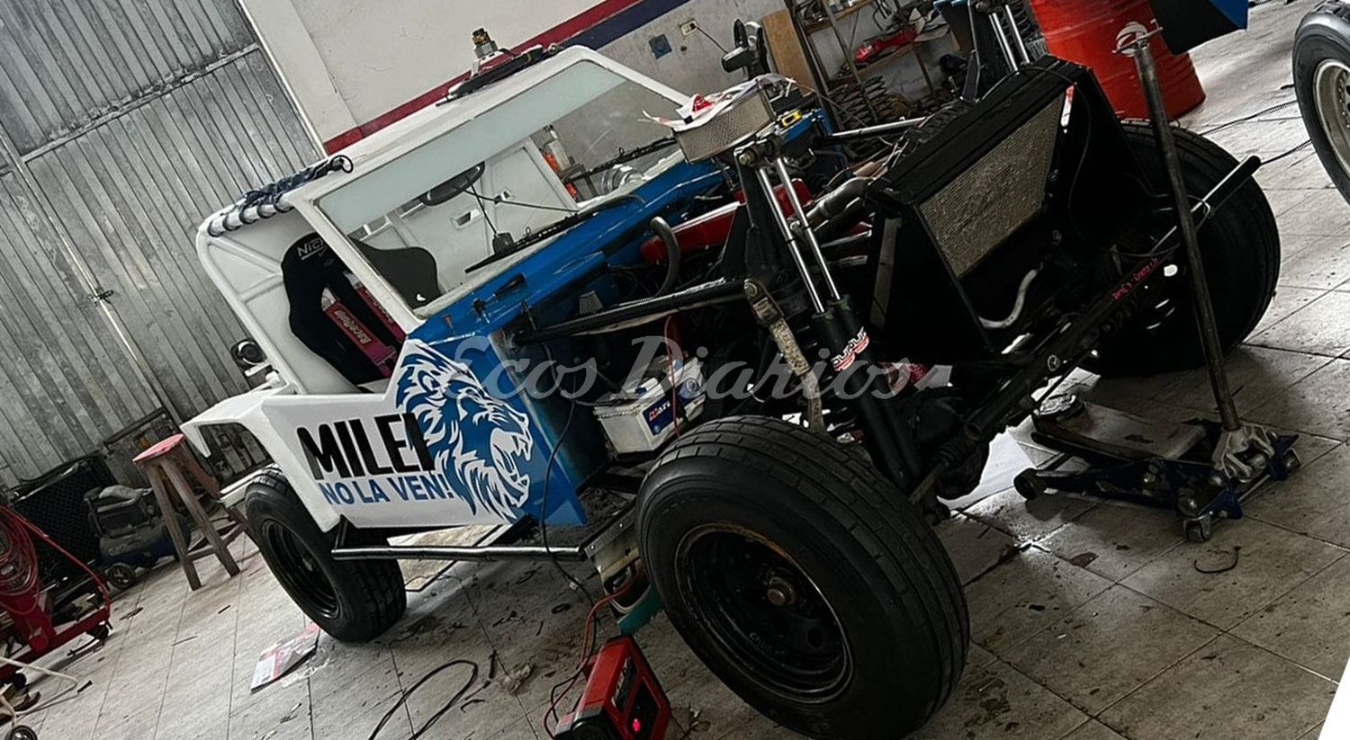 El auto con el que correrá Julian Paredi, en la Clase 1