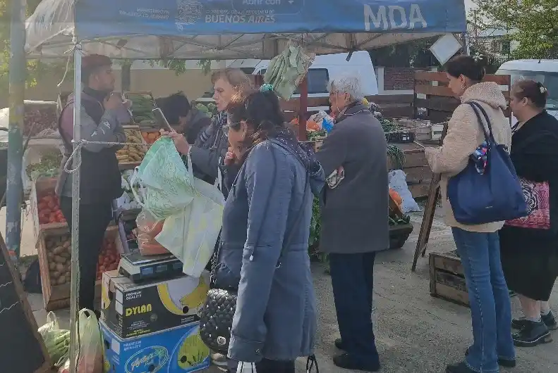 La feria se traslada a diversos puntos cada día.