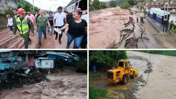 Colapsan decenas de viviendas en Táchira como consecuencia de las lluvias
