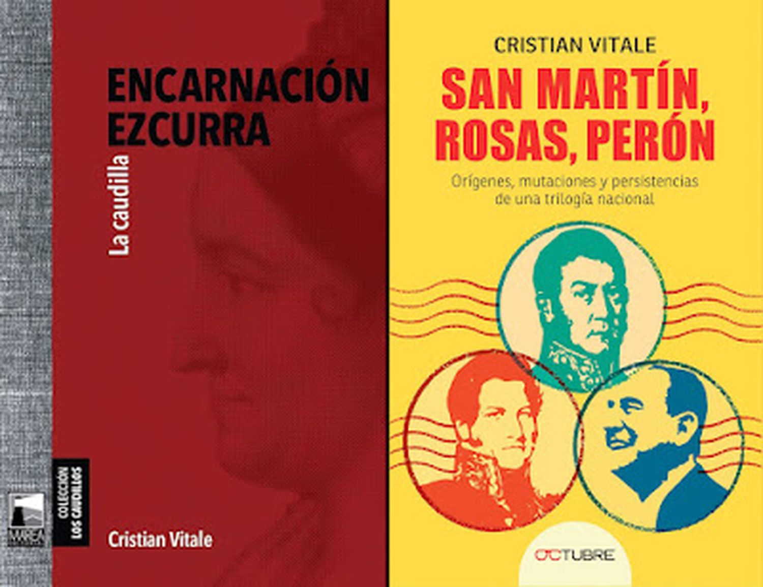 CRISTIAN VITALE PRESENTA DOS LIBROS SOBRE PRÓCERES ARGENTINOS