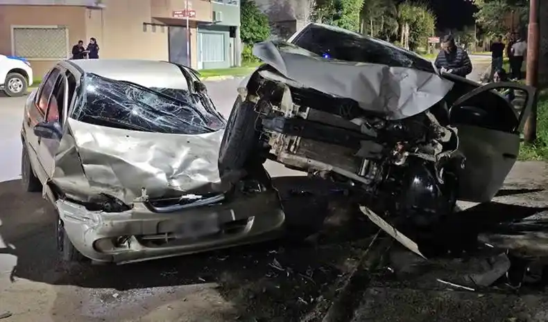Violento choque entre dos conductores alcoholizados