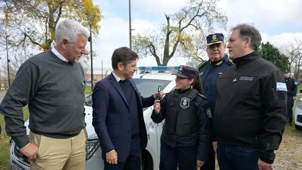 El gobernador Axel Kicillof en Pergamino.
