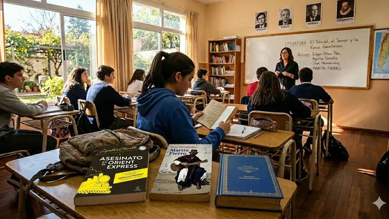 Trascienden generaciones. Libros como los de Agatha Christie, Edgar Allan Poe o el Martín Fierro siguen presentes en las escuelas