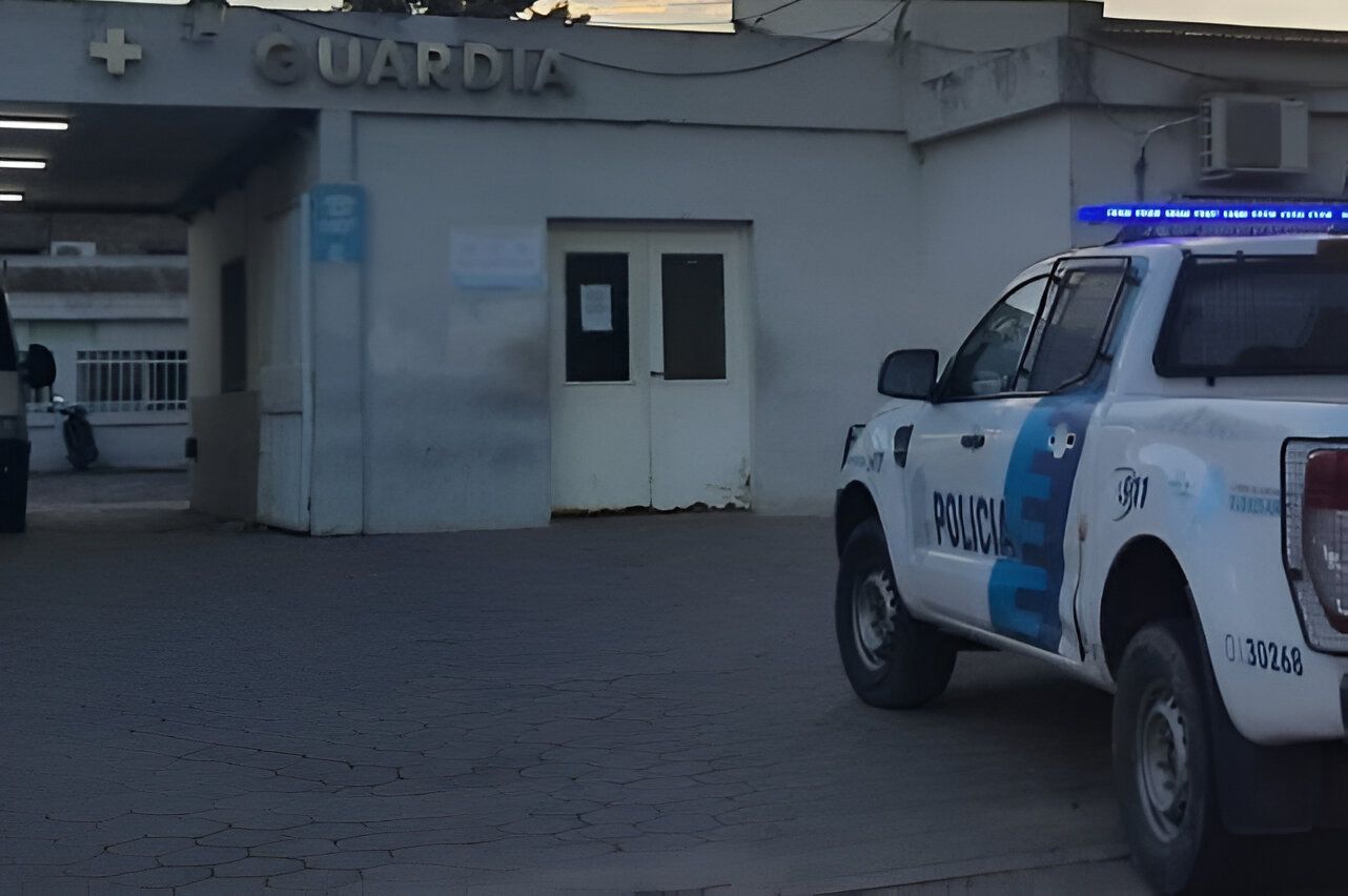 El herido fue trasladado por un vecino hasta la Guardia del Hospital.