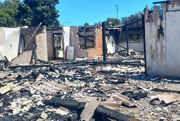 Expredio del ACA en Río Tala: así quedó el edificio que iba a ser destacamento de Bomberos