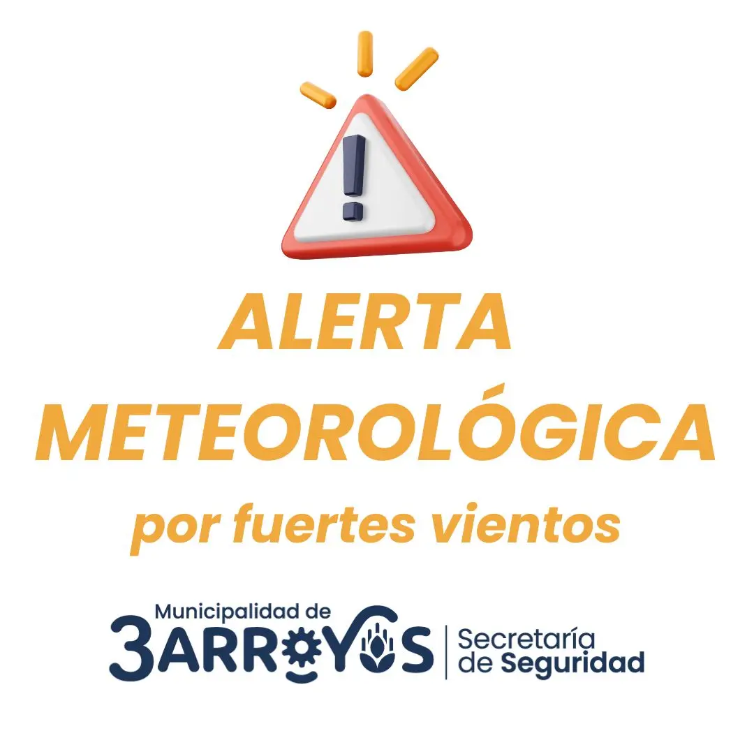 Alerta Meteorológica en Tres Arroyos