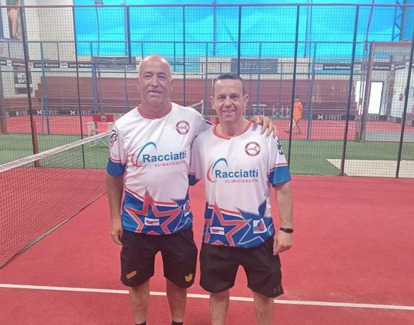 Pádel: Cedrón y Recouso llegaron a la final del Nacional de Veteranos