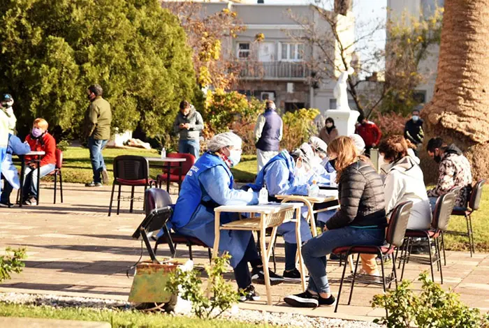 Realizarán testeos frente al Palacio Municipal