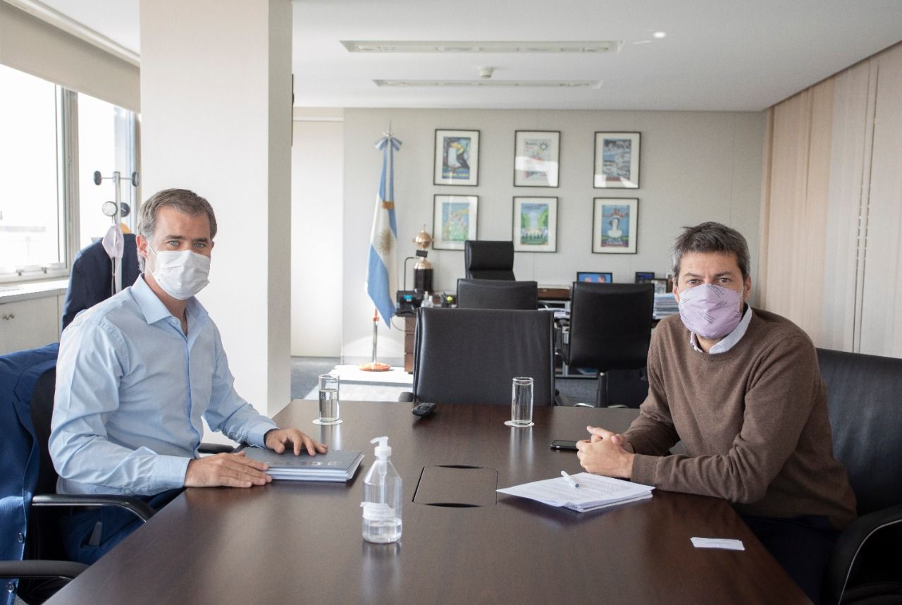 El intendente Piaggio se reunió con el ministro de Turismo y Deportes de la Nación
