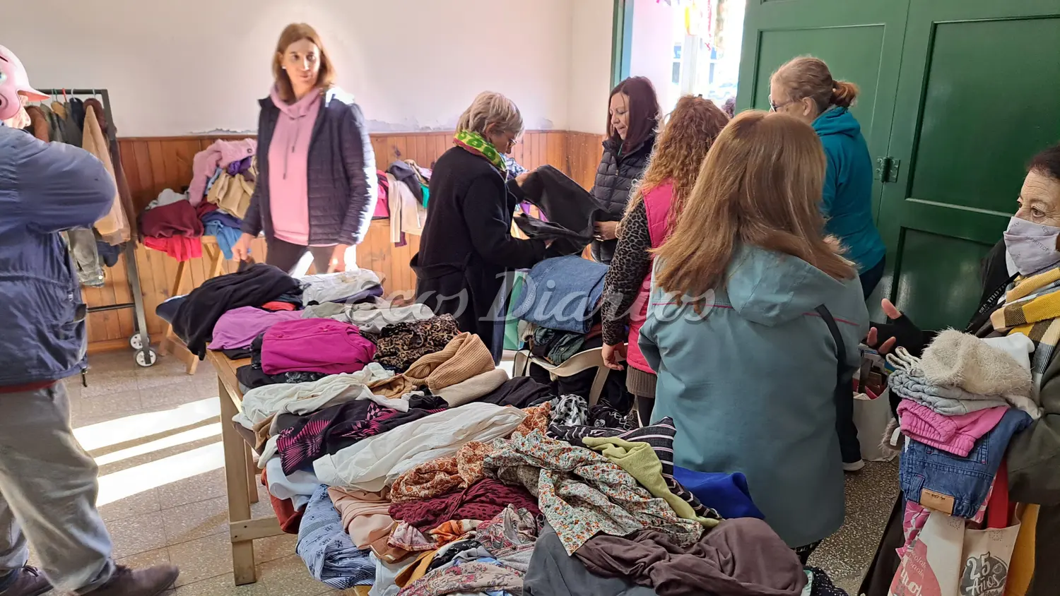 Mucha gente se acercó a la feria este sábado