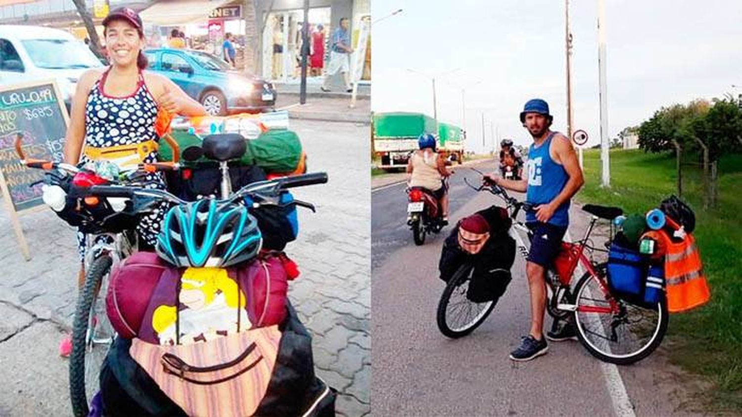 Entrerrianos viajaron a Brasil en bicicleta