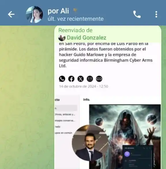 Así compartían la herramienta que Guido Marlowe puso a disposición de quienes quieran saber quiénes, cuánto y cuándo se llevaron el dinero de los sampedrinos. Foto: La Opinión.