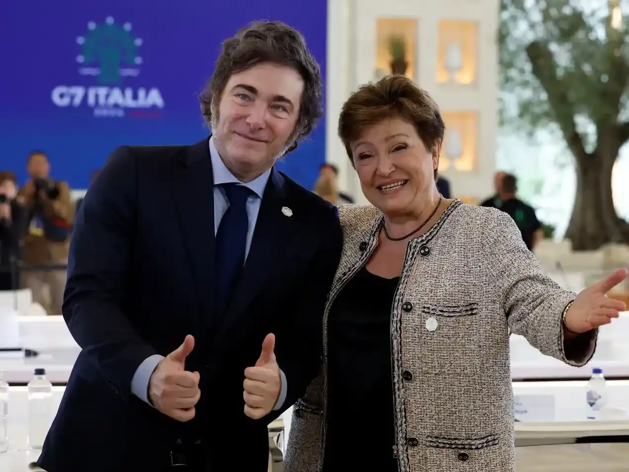 Georgieva elogió el plan del Gobierno y pidió continuar por el mismo camino: "Argentina tiene una gran oportunidad si mantiene el rumbo"