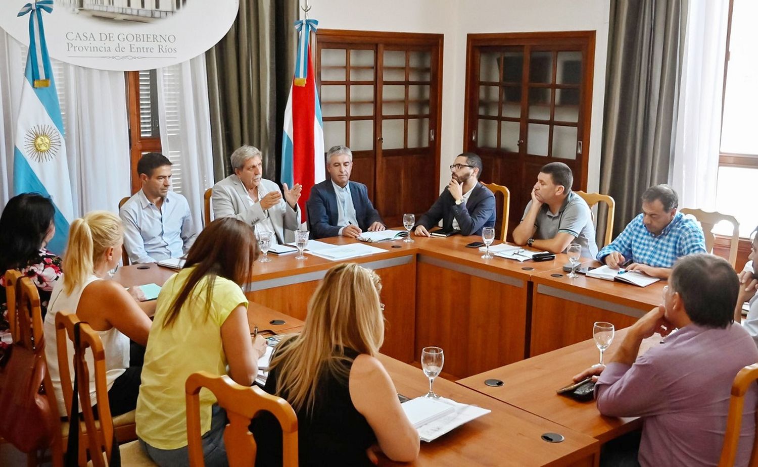 El gobierno brindó detalles del Programa Entrerriano de Salud a senadores de la oposición