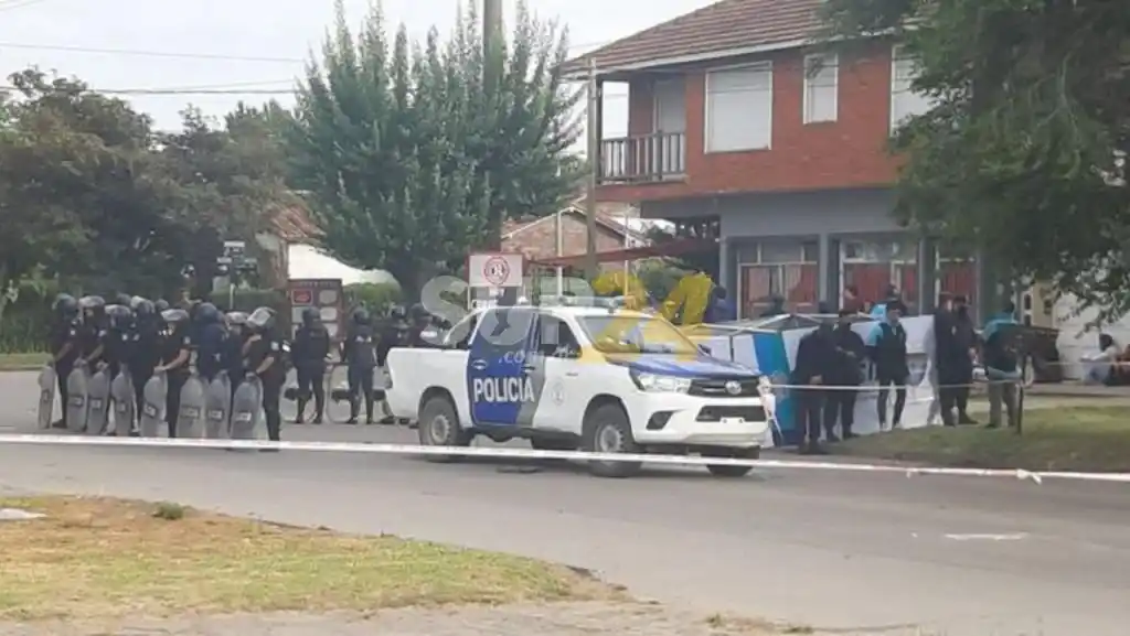 Incidentes por la muerte de un joven a manos de un policía en Miramar