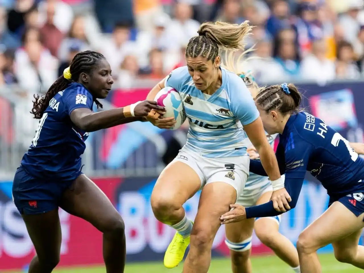Con María Taladrid como titular, Las Yaguaretés enfrentan a Gran Bretaña por el noveno puesto del Circuito Mundial