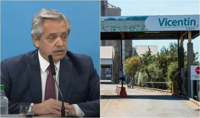 Vicentín: El presidente anunció la intervención y envío de proyecto de expropiación de la agroexportadora