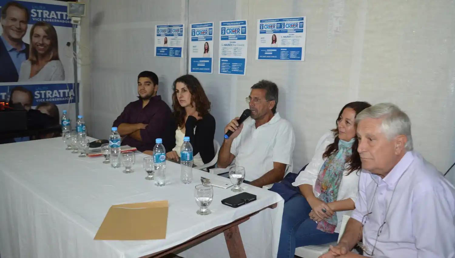 Feyt y Delcanto presentaron la lista del Frente Justicialista