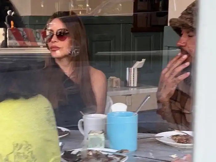 La actriz y el piloto de F1