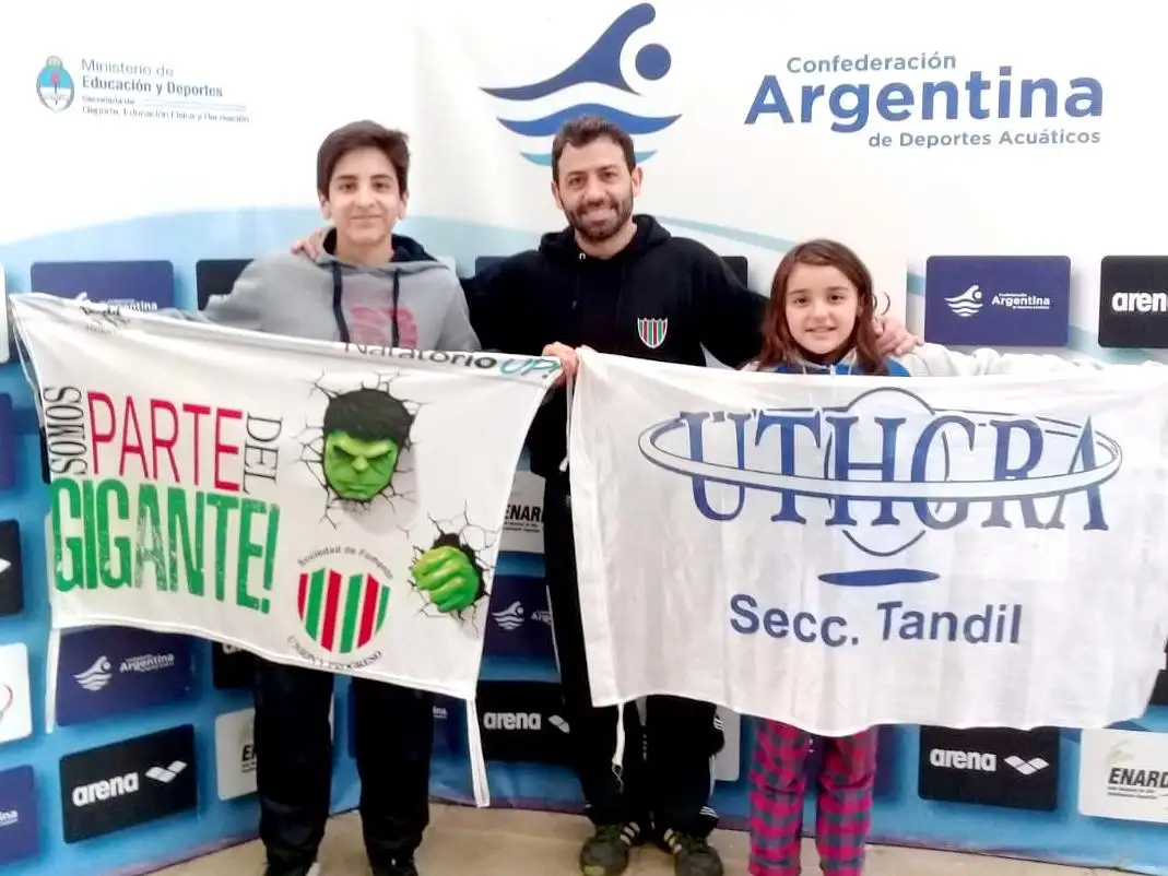 Los nadadores de Unión participaron en el Cenard