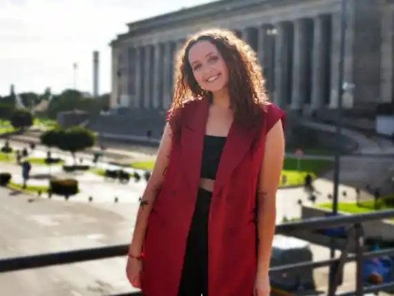 Renata Biglieri, de AIESEC Argentina, visitó la subsede en Gualeguay