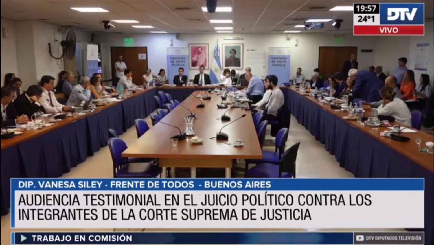 Cuarta jornada de testigos en el juicio político a la Corte Suprema