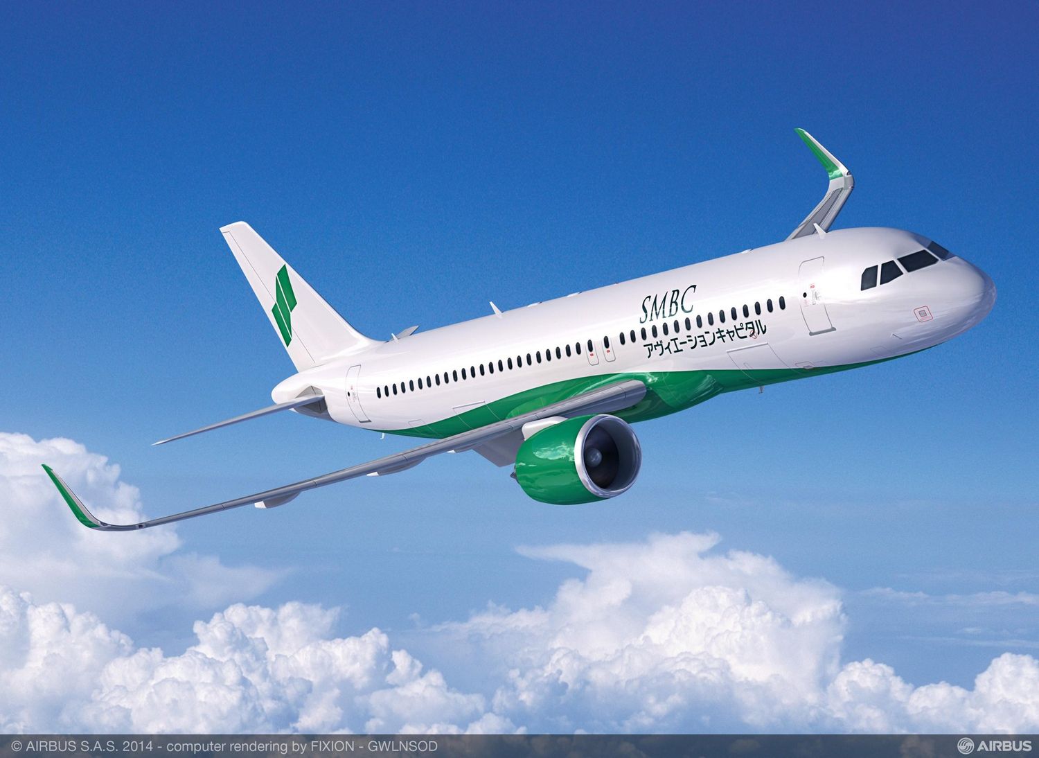 SMBC realiza pedido por 60 aviones de la familia Airbus A320neo