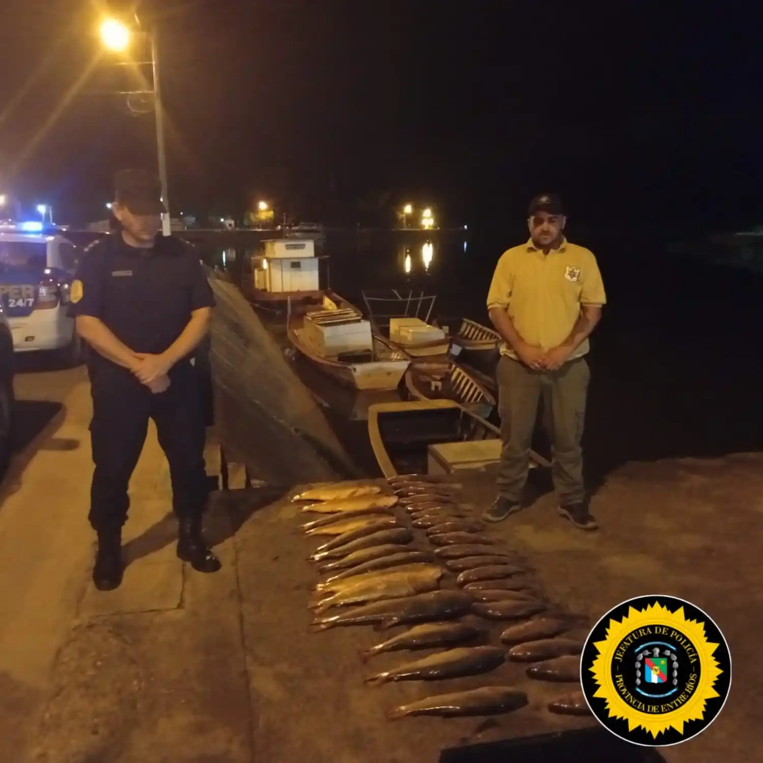 Pesca ilegal en Victoria: decomisan 34 peces y una embarcación durante veda del río Paraná