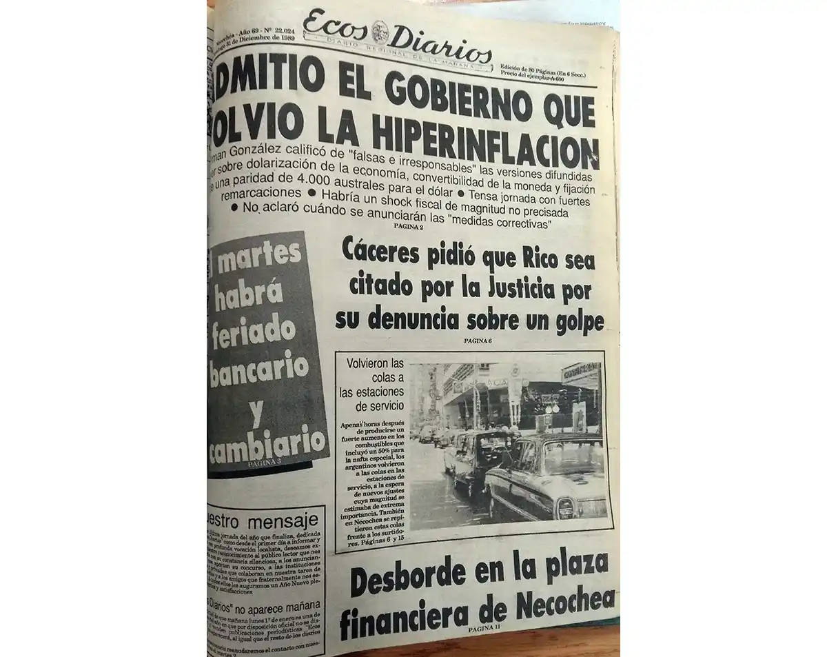 Domingo 31 de diciembre de 1989
