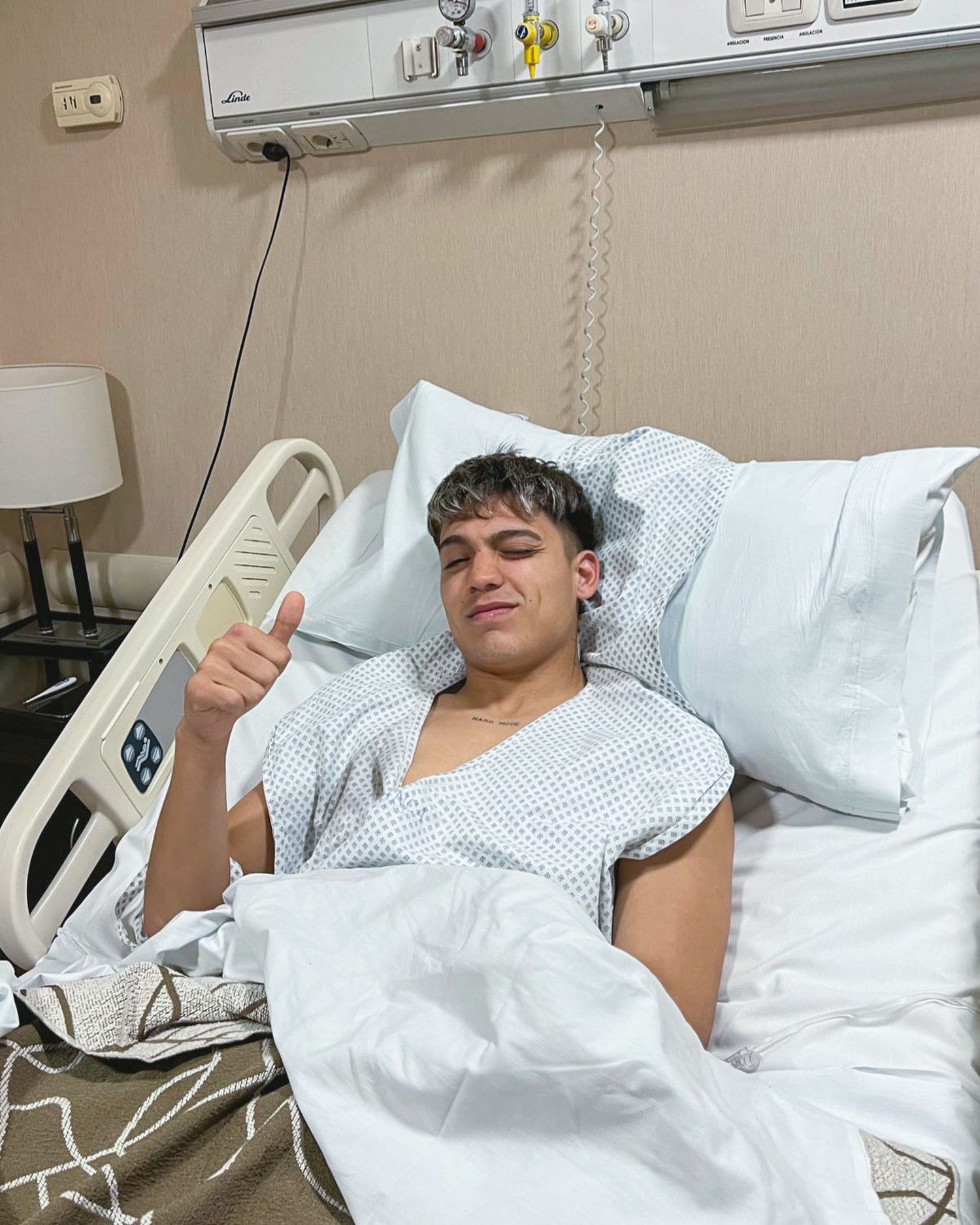 Zeballos fue operado y ya piensa en la recuperación