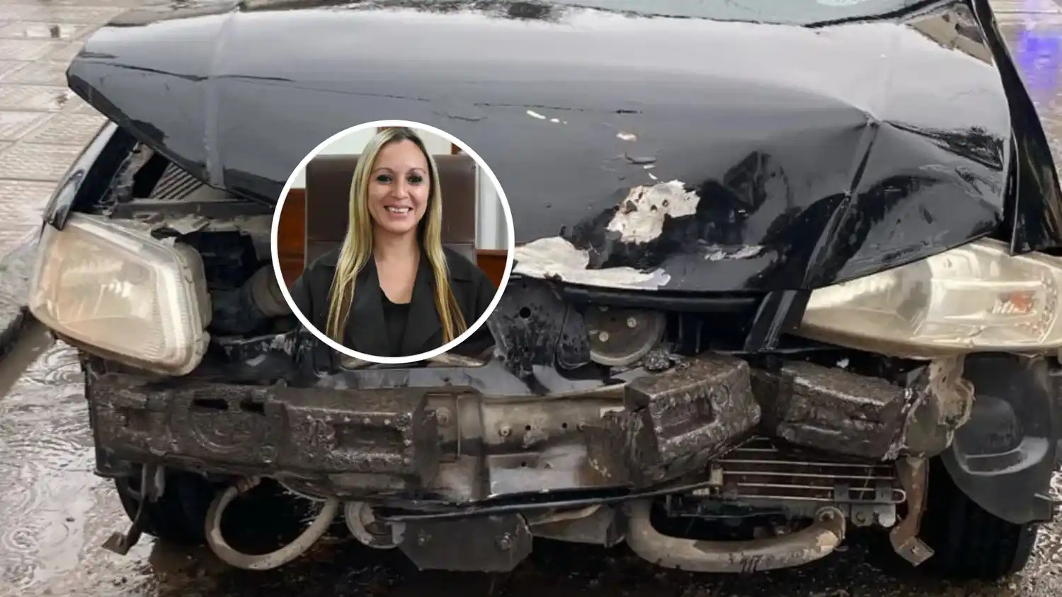 La concejal Nadia Rosito sufrió un choque y le secuestraron el auto.