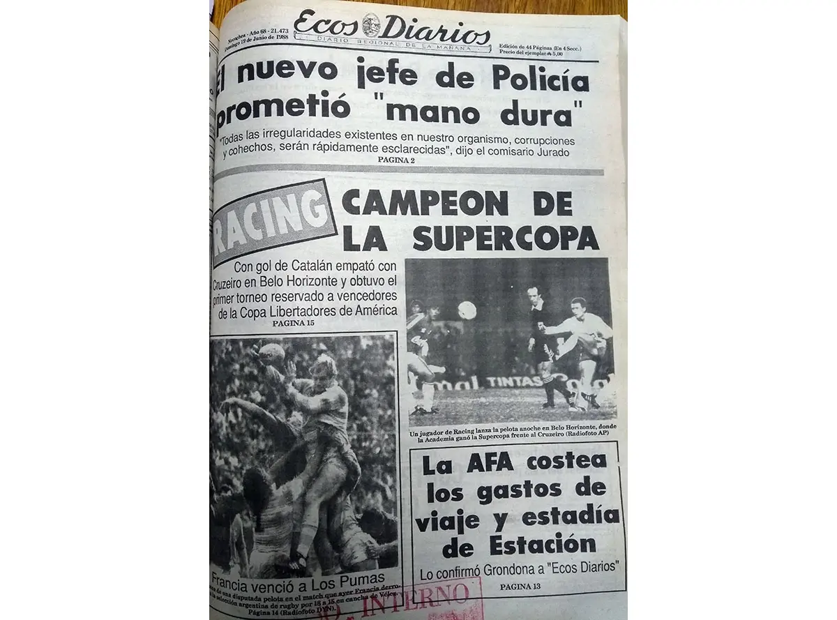 Domingo 19 de junio de 1988