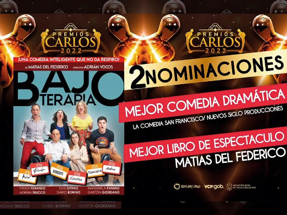 Premios Carlos 2022: dos nominaciones para una obra de San Francisco