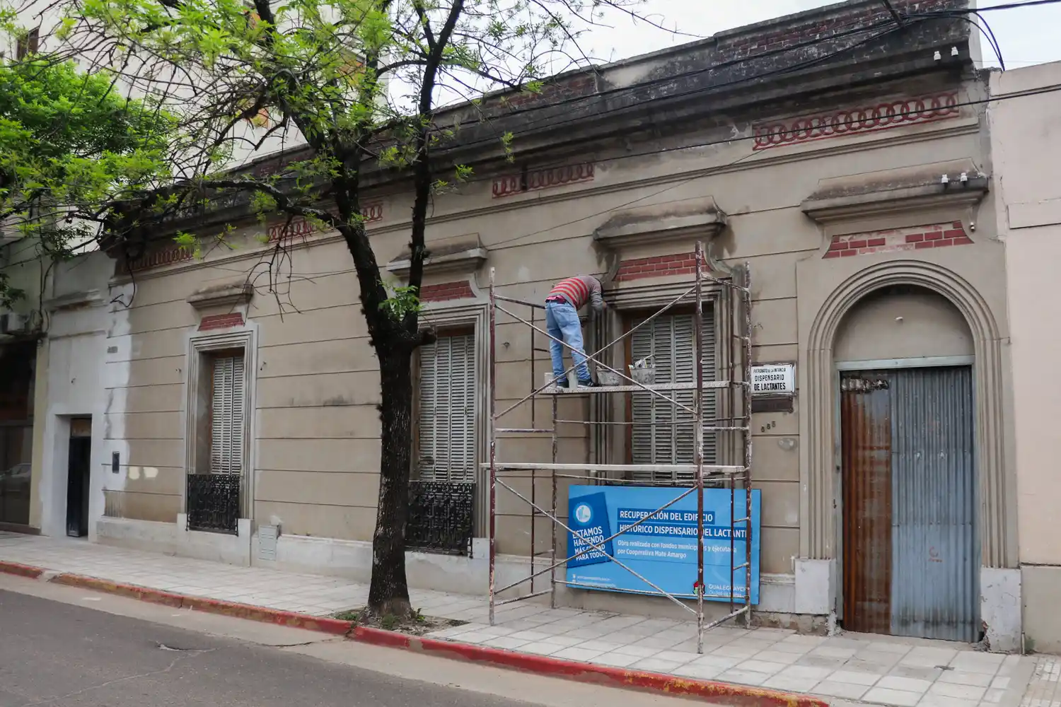 Importante avance en la obra del Dispensario de Lactantes "Dr. Luis Patico Daneri"