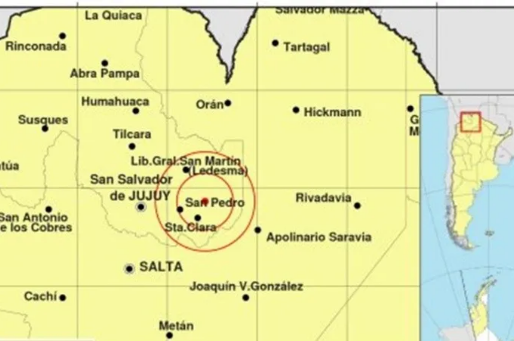 Un sismo de 4.2 sacudió Jujuy y fue percibido en varias localidades
