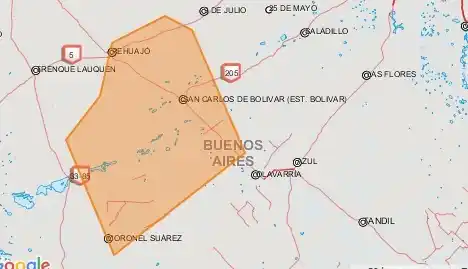 Alerta meteorológico en la Provincia de Buenos Aires