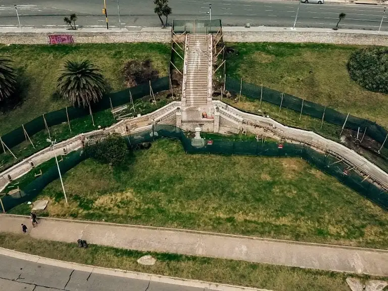 La restauración de la Escalera Imperial comenzó hace tres años.
