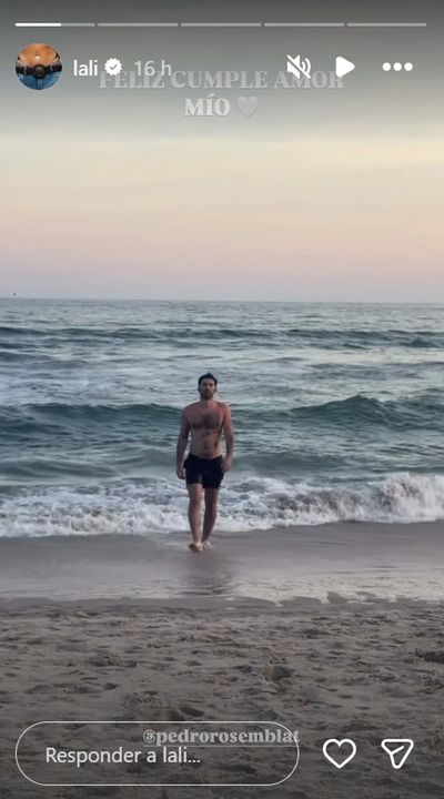 Lali saludó a Pedro por su cumpleaños