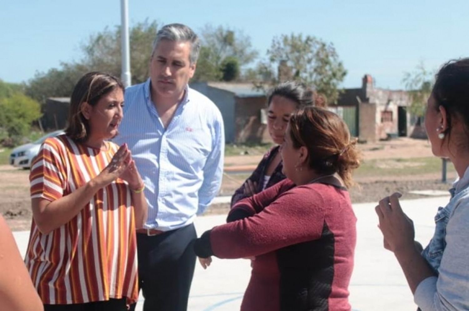Santo Tomé: Qüesta supervisó obras públicas en barrio Las Vegas