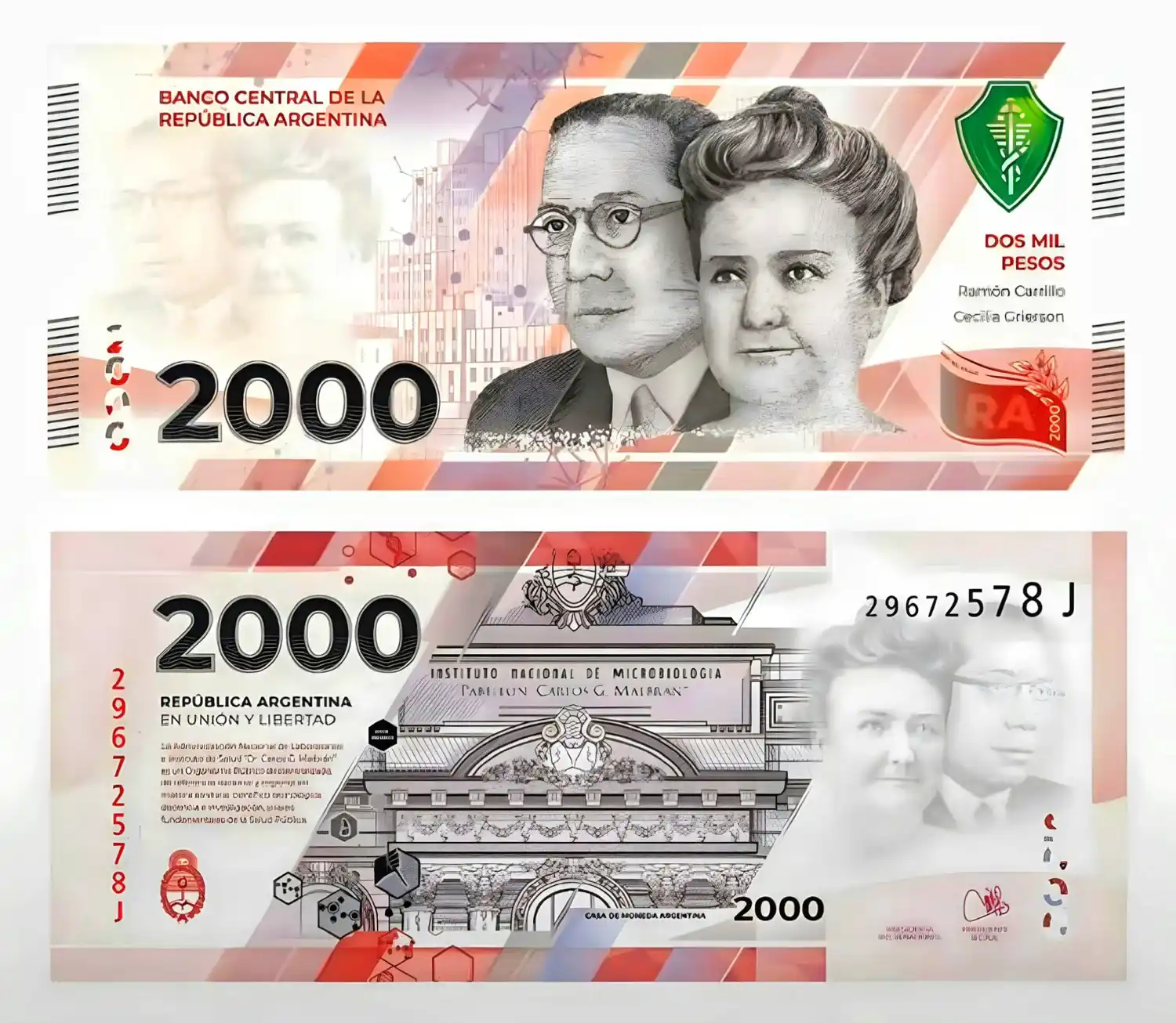 El Banco Central emitirá un billete de 2 mil pesos