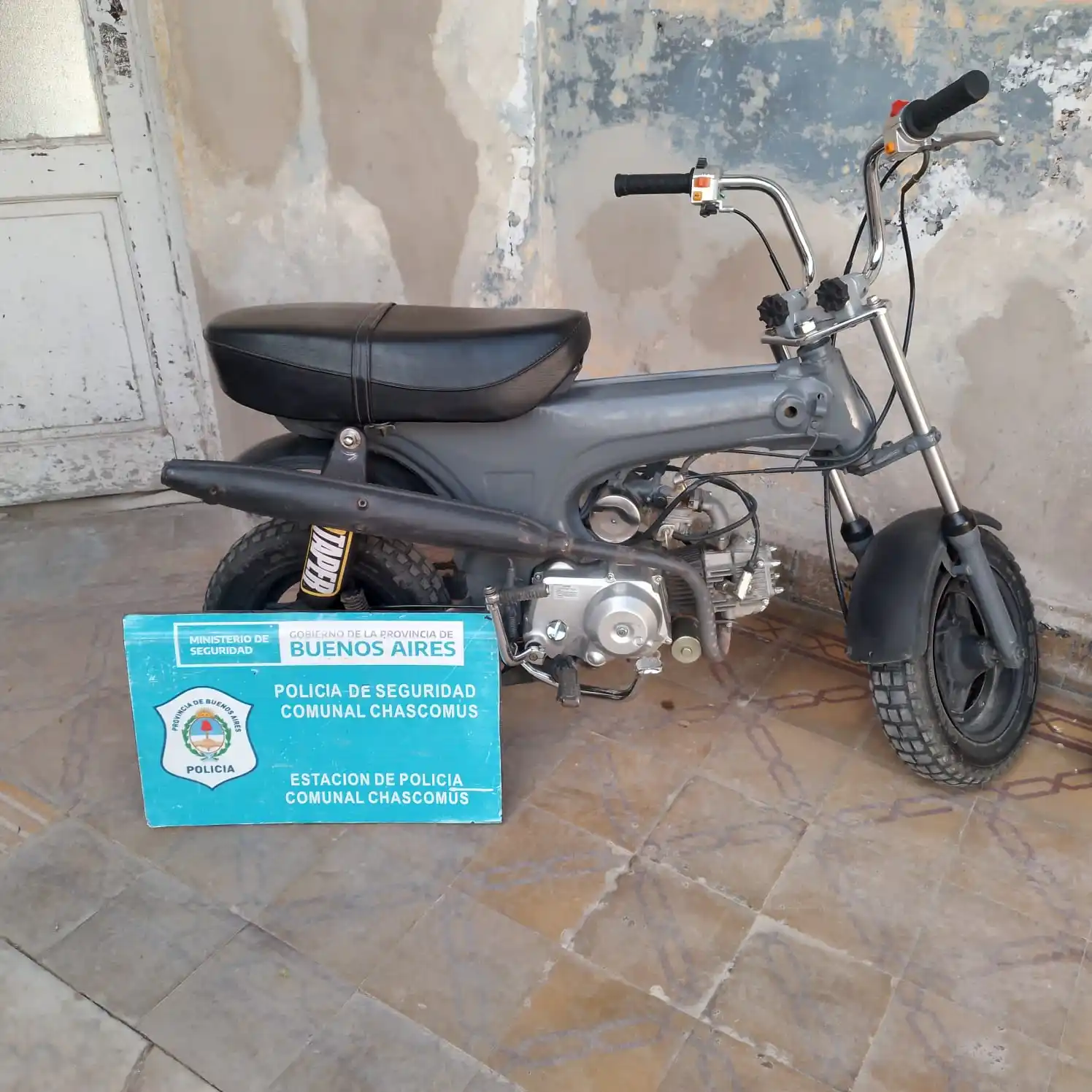 Un masculino aprehendido por encubrimiento de motovehículo en Chascomús