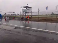 La fuerte lluvia obligó a suspender el Shakedown