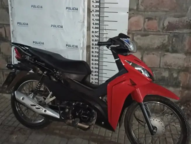 El robo de la moto había ocurrió el pasado viernes en Mercedes.