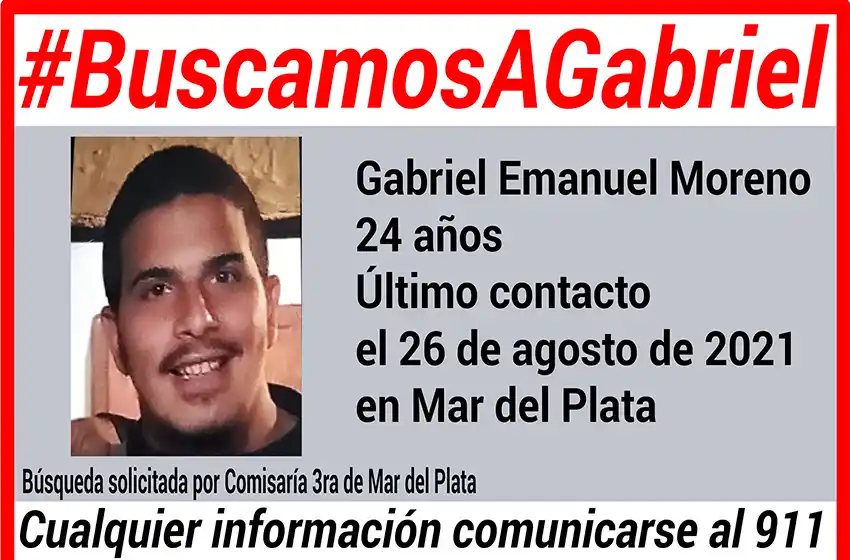 Continúa la búsqueda de un joven desparecido hace más de un mes en Mar del Plata