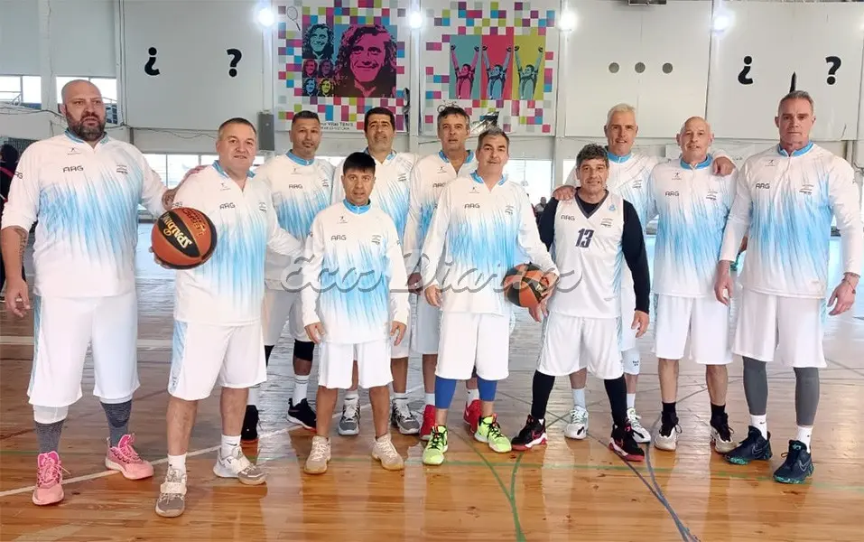 Triunfo del equipo necochense en el Mundial de Maxibásquet