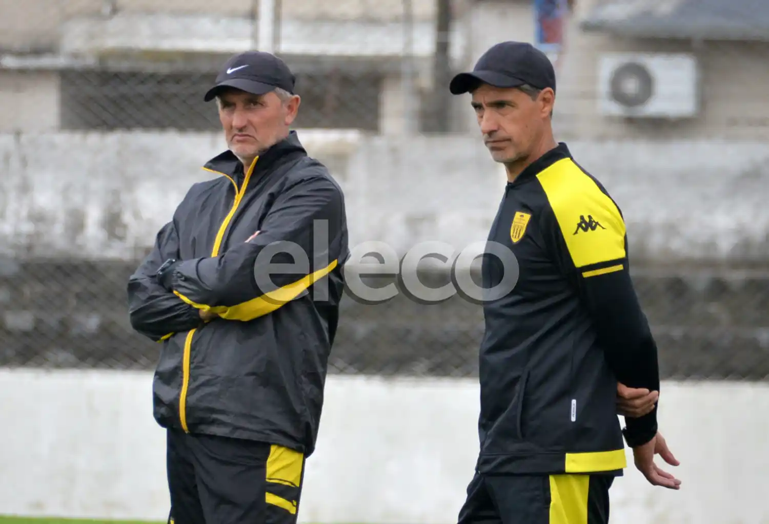 Carlos Mayor y su ayudante más cercano, Walter "Patrulla" Jiménez.