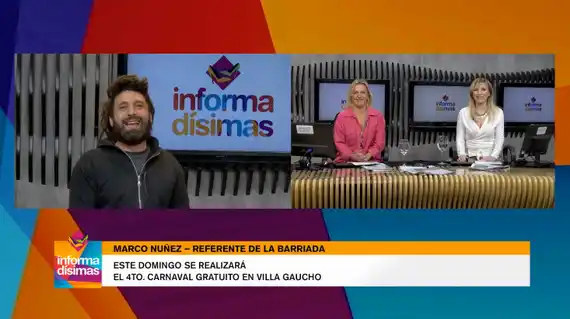 Este domingo se realizara el 4° Carnaval gratuito en Villa Gaucho