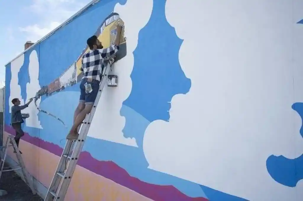 Se pintará el mural más grande del mundo en Argentina y Paraguay