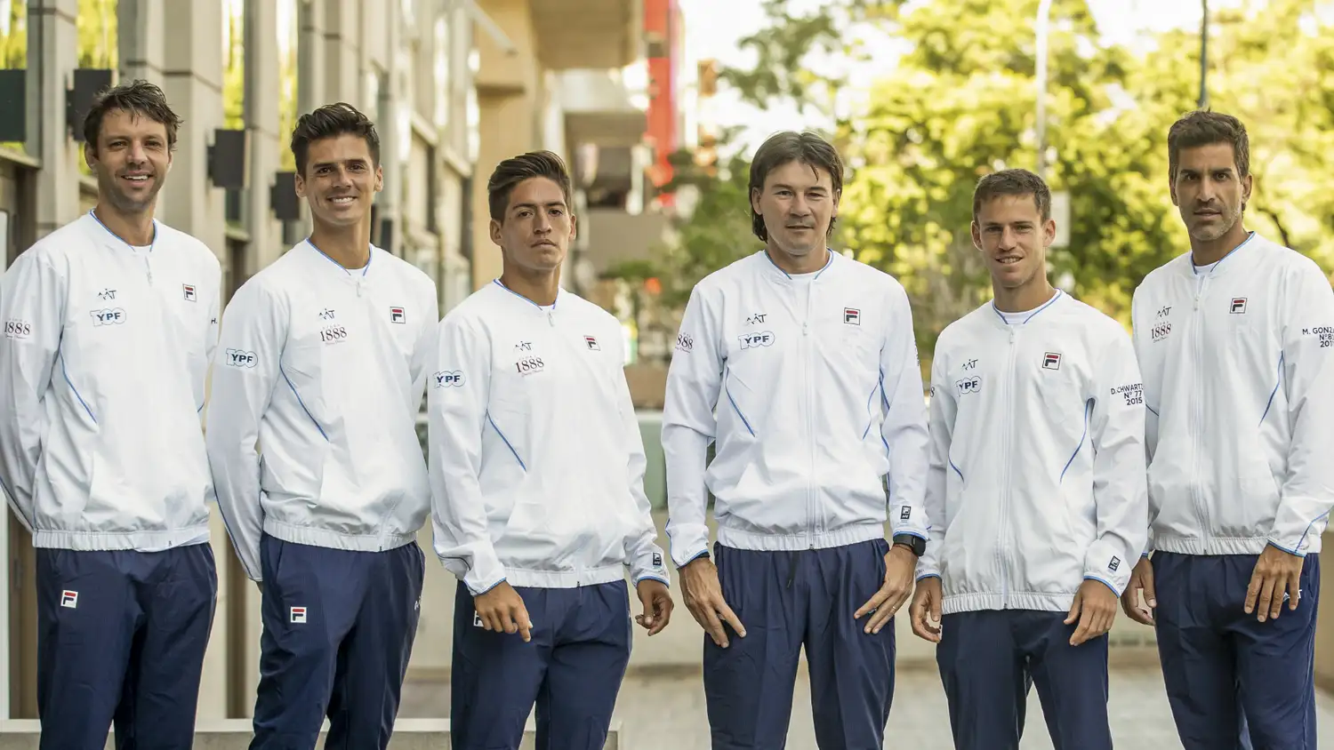 La formación argentina, con el tandilense Máximo González.