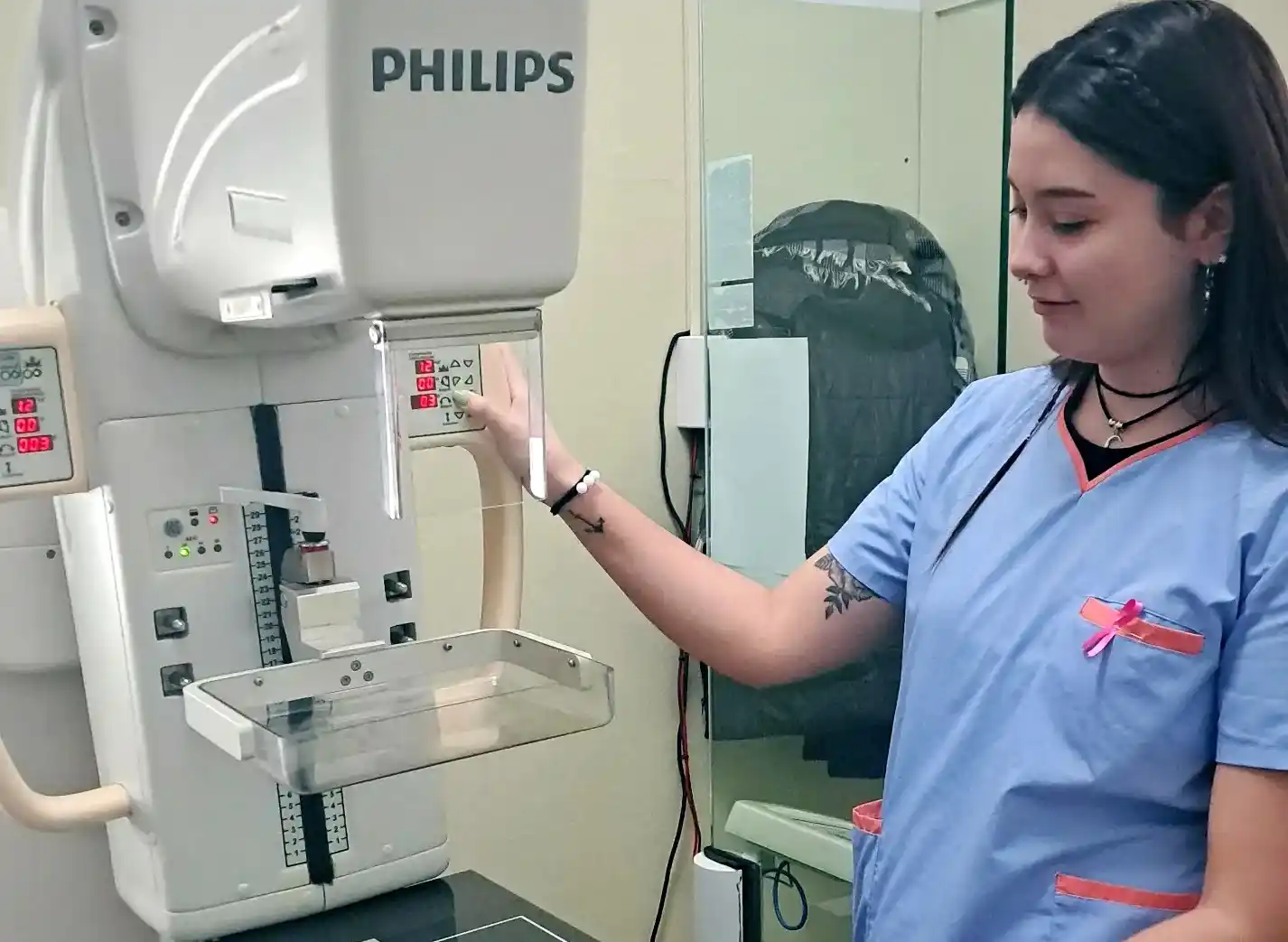 Mamografías en el hospital de Lobería